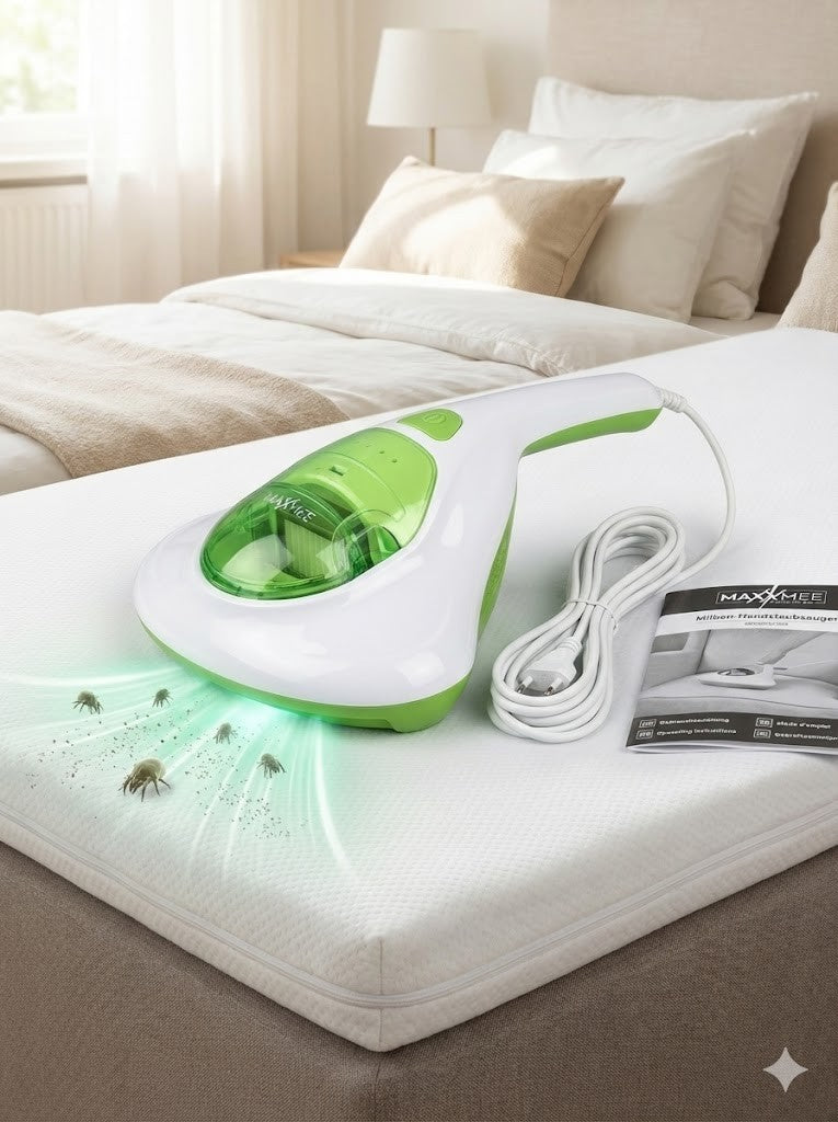 MAXXMEE Milben-Handstaubsauger – kraftvoll gegen Milben & Allergene